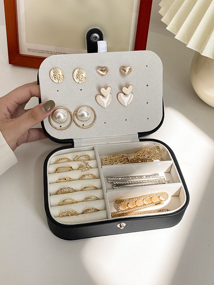 Siara Multi-Grid Jewelry Storage Box